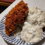 フレンチ料理人が作る大衆酒場 とん福 - 牡蠣フライ