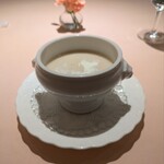 フランス料理 ラ・ミッション - 里芋のポタージュ