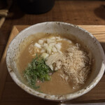 麺処 竹川 - 鶏白湯のつけ汁