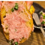 しのちゃん - ネギトロをディップ！