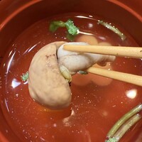 入谷鬼子母神門前のだや - 新鮮な肝はぷりぷりの食感
