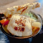 ヨコクラうどん - しっぽくにおあげにちく天