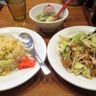 チャーハン 黄金 ラーメン_1