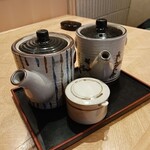 銀座 ハゲ天 - 天つゆは塩ベースと醬油ベースの2種