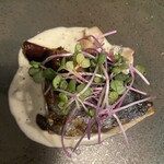 オステリア ラ・マンテ - コースの魚料理