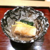 日本料理　かこみ - 海老芋唐揚げとホウレン草