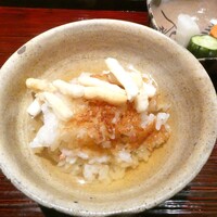 日本料理　かこみ - おこげをお茶漬けに