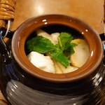 釜めし菜時記 さき亭 - 真鯛、マイタケ、銀杏、お麩に三つ葉