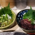 上野アメ横のひもの屋 - 追加小鉢。