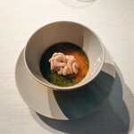 282634495 - アミューズ・ブーシュ　北海道根室産鱈白子のコンソメロワイヤル