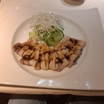 大観苑 - かごしま黒豚の雲白肉です。バラ肉の口当たりが絹のようでした。