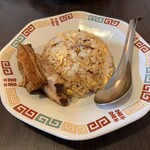 AKIHA麺屋 粋翔 - サービスセットのチャーハン。　