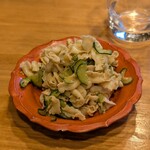 日々酒々 - ホタテのヒモのナムル