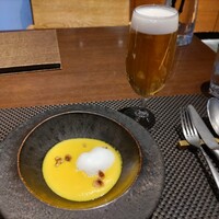 タケル クインディチ(LOQUAT) 西伊豆 - スープ、生ビール