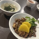 台湾料理 鼎 - ルーローハン（ハーフ）