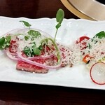 特選飛騨牛 花ざくろ - 飛騨牛のカルパッチョ