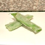 天麩羅 巽 - モロッコいんげん