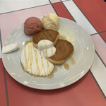 SATSUKI LOUNGE - パンケーキ・アイス2種類乗せ