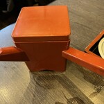 出石皿そば 玄 - そば湯