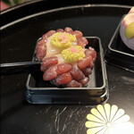 おかき処　虎笛 - 姫葉［鹿の子］　白こしあん　　byまみこまみこ