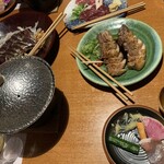 麹蔵 有楽町晴海通り本店 - 黒豚炭火焼＆串木野さつま揚＆〆奄美鶏飯のコース