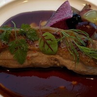 サザンタワーダイニング - 鴨肉のアップ