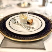 パノラミックレストラン ル・ノルマンディ - アミューズ　コンソメジュレ掛け　キッシュ