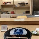 北浜鮨やまの - 素敵なglassのお皿...plate.