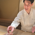 鮨 一幸 - 河豚白子 トリュフ