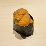 鮨 一幸 - 浜中産雲丹軍艦