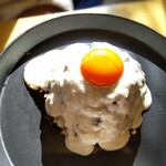 たまご農家のキッチン レシピヲ - 半熟卵とキーマカレー　1280円