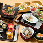 札幌なだ万茶寮 - 料理写真:料理集合　藤コース