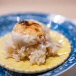 うを徳 - 2025.1 下関産トラフグ白子炭火焼きミニ丼