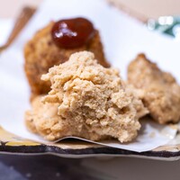 うを徳 - 2025.1 海老芋と棒鱈と花山椒のコロッケ｜虎杖浜産助子旨煮｜余市産あんきも甘辛煮