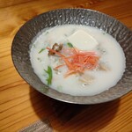 白神矢立 湯源郷の宿 日景温泉 - 豆乳の海鮮鍋