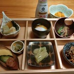 白神矢立 湯源郷の宿 日景温泉 - 朝ごはんの前菜