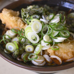 江戸丸 - イカ天そば＠税込530円＋春菊天＠税込170円