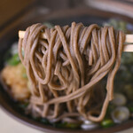 江戸丸 - イカ天そば＠税込530円＋春菊天＠税込170円