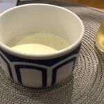 HIYACHU BAR 群青 - 本日のスープ （上州長ネギポタージュ）