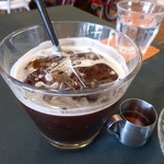 オステリア デッレ ジョイエ - セットのドリンク（アイスアメリカーノ）