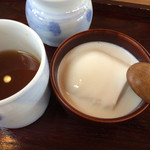 Teuchisoba Iyo Okina - 蕎麦湯と杏仁豆腐