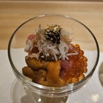 鮨やまけん 新宿東口店 - 前菜 カクテル