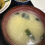 一休食堂 - みそ汁110円