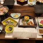 十勝川温泉 第一ホテル 豊洲亭 - 夕食先付け料理と8寸