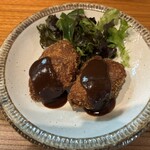魚崎酒場 きりん - ミンチカツ