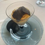 レストラン オオツ - 黒トリュフのパフェ