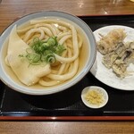 純手打ち讃岐うどん五郎 - あつあつうどん小¥600
                                ミニちくわ&こんぶ¥150