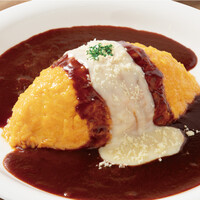 料理メニュー : 十六雑穀オムライス＆炭焼きハンバーグ専門店 お