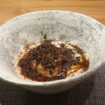 フィエルテ - 島根県産 真フグ白子/マッシュルーム/仏産 黒トリュフ