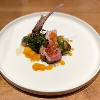 Chez Tetsu - 仔羊の炭火焼き